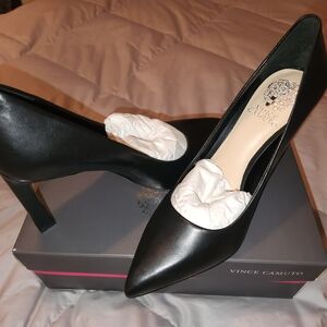 Vince Camuto Sleek Black Heels
